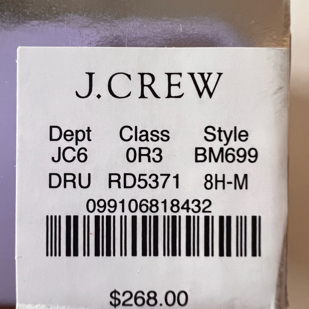 J.Crew Maisie Black Crystal Studded Velvet Heels - Picture 12 of 12